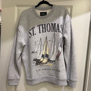 Grey St. Thomas Hollister crew sweatshirt